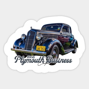 1935 Plymouth Business Coupe Sticker